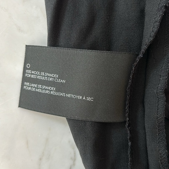 Club Monaco Wool/Spandex Black Dress Shorts Size 4 - Picture 7 of 9